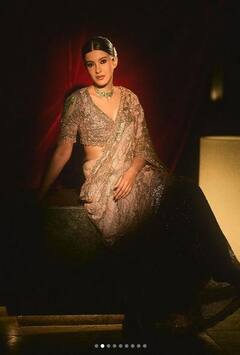 Shanaya Kapoor: ਸ਼ਨਾਇਆ ਕਪੂਰ ਨੇ ਗੋਲਡਨ ਸਾੜ੍ਹੀ ਅਤੇ ਬਲਾਊਜ਼ 'ਚ ਮਚਾਈ ਤਬਾਹੀ, ਪ੍ਰਸ਼ੰਸਕਾਂ ਨੇ ਕਿਹਾ- ਇੰਨਾ ਆਕਰਸ਼ਕ