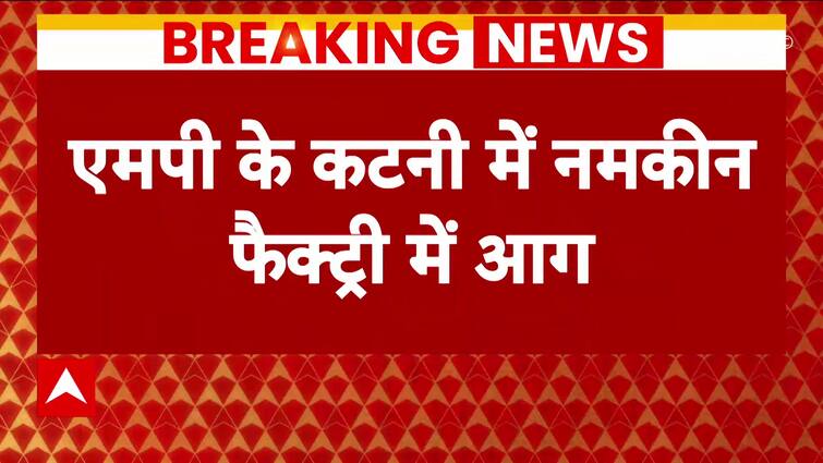 Fire Breaks Out In Salt Manufacturing Manufacturing unit, Goods Worth Crores Burnt To Ashes In MP | MP News : नमकीन बनाने वाली फैक्ट्री में लगी आग, करोड़ों का सामान जलकर खाक | Fire
