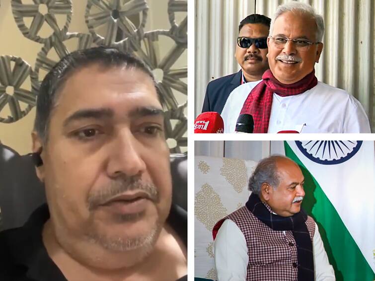 Narendra Singh Tomar Son Viral Video Bhupesh Baghel Shares Video Asks When Will Raids Take Place Baghel Fires Salvo At BJP Over Video Linked To Narendra Tomar’s Son, Asks When ‘Will Raids Take Place’