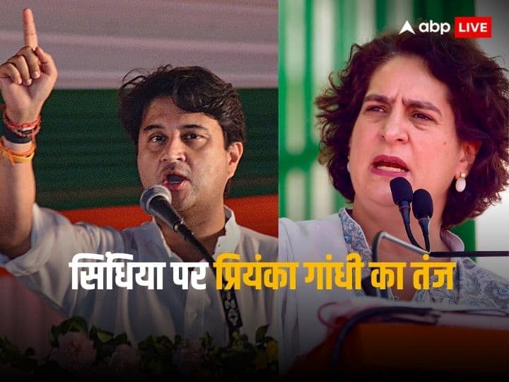 Priyanka Gandhi Targated Jyotiraditya Scindia In Mp Election 2023 Ot Habit Of Speaking Maharaj