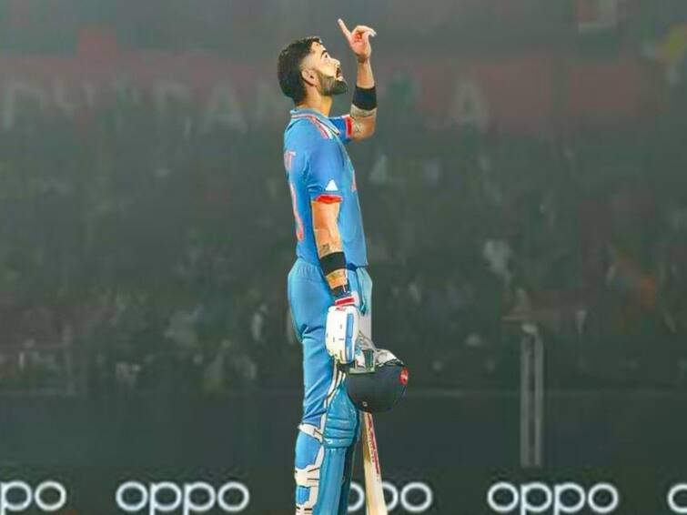 Virat Kohli Creates History Beats Sachin Tendulkar Record Most Runs in Single World Cup IND vs NZ Semi Final Virat Kohli:  உலகக் கோப்பை தொடர்... சச்சின் சாதனையை முறியடித்த விராட் கோலி!