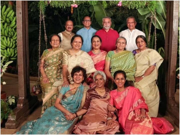 sharad pawar and supriya sule celebrated bhaidooj at ajit pawar residence in baramati Maharashtra: भाई अजित पवार के घर बारामती पहुंचीं सुप्रिया सुले, परिवार साथ मनाया 'भाऊ बीज'