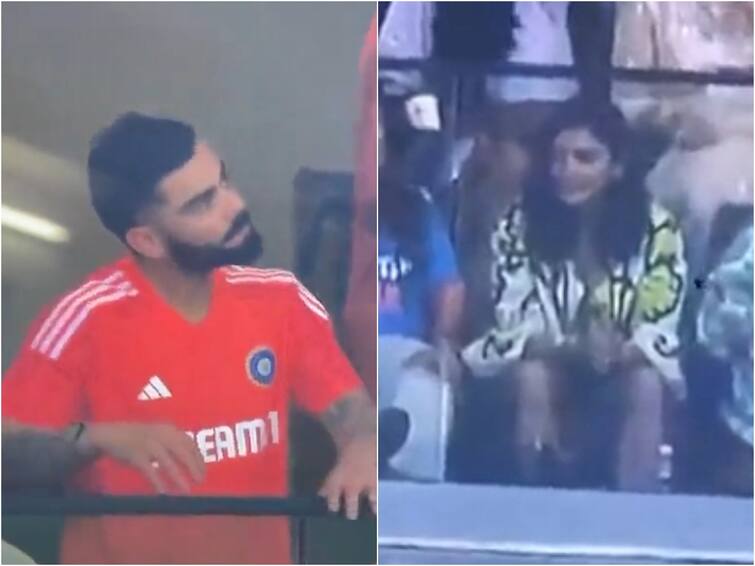 After Their Kiss Moment Virat Kohli Wins The Internet As He Tries To Find Anushka Sharma During India vs New Zealand Match After Their Kiss Moment, Virat Kohli Wins The Internet As He Tries To Find Anushka Sharma During India vs New Zealand Match