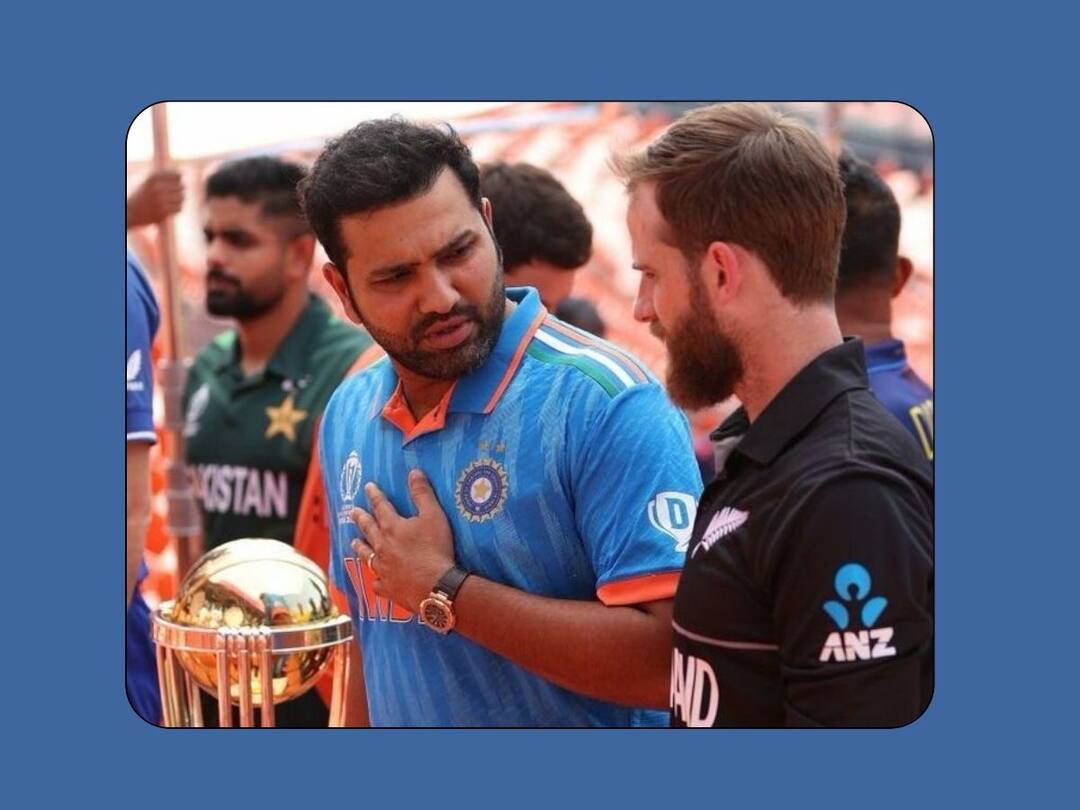 India vs New Zealand : सेमीफायनलचा टाॅस जिंकला, आता विजयी गुलाल पण लागणार; टीम इंडियाचा आजवरचा इतिहास तेच सांगतो! India in the World Cup Semi Finals where India batted first won the game rohit sharma shubman gill virat kohli India vs New Zealand : सेमीफायनलचा टाॅस जिंकला, आता विजयी गुलाल पण लागणार; टीम इंडियाचा आजवरचा इतिहास तेच सांगतो!