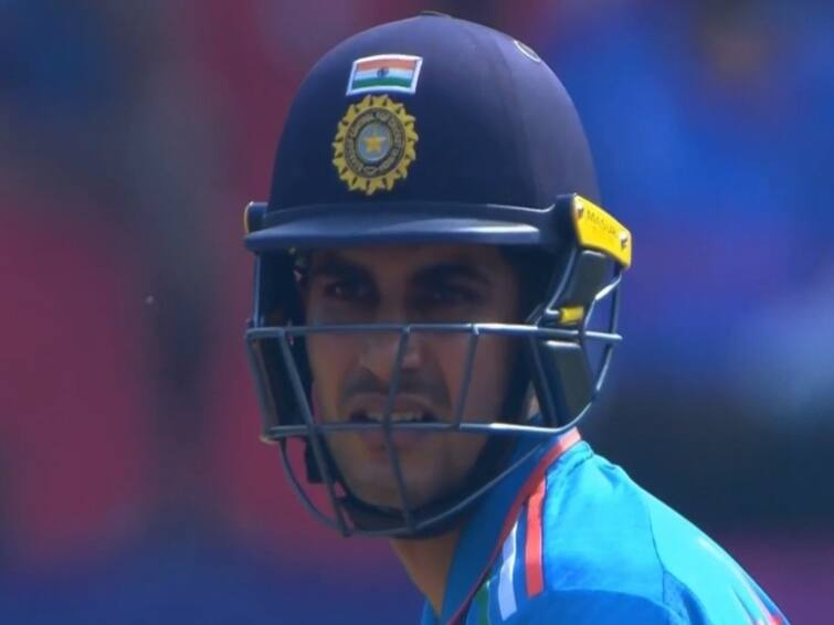 Shubman Gill Hits Half Century India vs New Zealand Semi Final ODI World Cup 2023 Shubman Gill: திணறும் நியூசிலாந்து: அதிரடியாக அரைசதம் விளாசி தசைப்பிடிப்பால் வெளியேறிய சுப்மன் கில்!