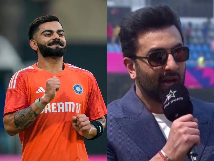 Virat Kohli Biopic : விராட் கோலியின் பயோபிக் திரைப்படம் குறித்த கேள்விக்கு நடிகர் ரன்பீர் கபூர் என்ன பதில் சொன்னார் என்பதை இங்கு பார்க்கலாம்.