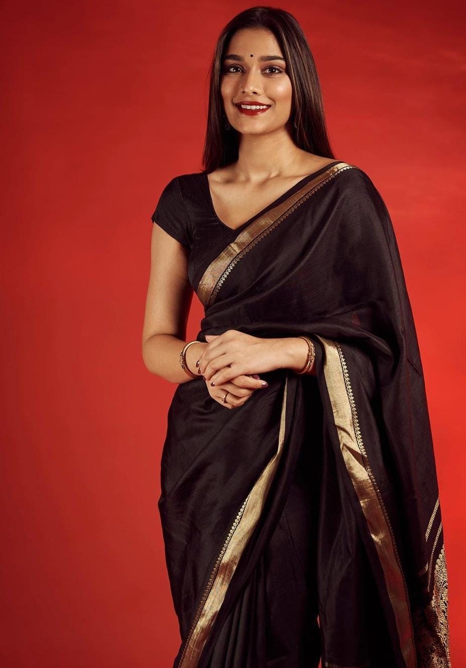 Preferable Silk Multi Colour Fancy Classic Saree