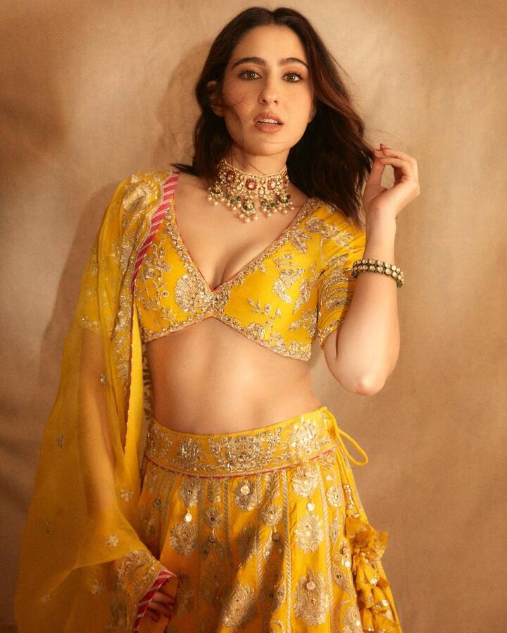 સારા અલી ખાને તેના ઈન્સ્ટાગ્રામ પર અલગ-અલગ પોઝ આપતા ઘણી તસવીરો શેર કરી છે.