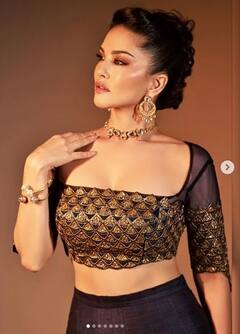 Sunny Leone: ਟ੍ਰੇਡਿਸ਼ਨਲ ਲੁੱਕ ਦੇ ਨਾਲ ਸੰਨੀ ਲਿਓਨ ਨੇ ਲਾਇਆ ਹੌਟਨੈੱਸ ਦਾ ਤੜਕਾ, ਵੇਖੋ ਤਸਵੀਰਾਂ