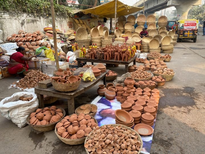 Chhath 2023 market has been decorated in entire Bihar including Patna price of soup and Kosi ann Chhath 2023: पटना सहित पूरे बिहार में सज गया है छठ का बाजार, सामानों से रोशन हुआ शहर, जानें सूप से लेकर दउरा तक का मूल्य