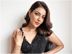 Kajal Aggarwal Photos : బ్లాక్ శారీలో బ్యూటిఫుల్ కాజల్ అగర్వాల్