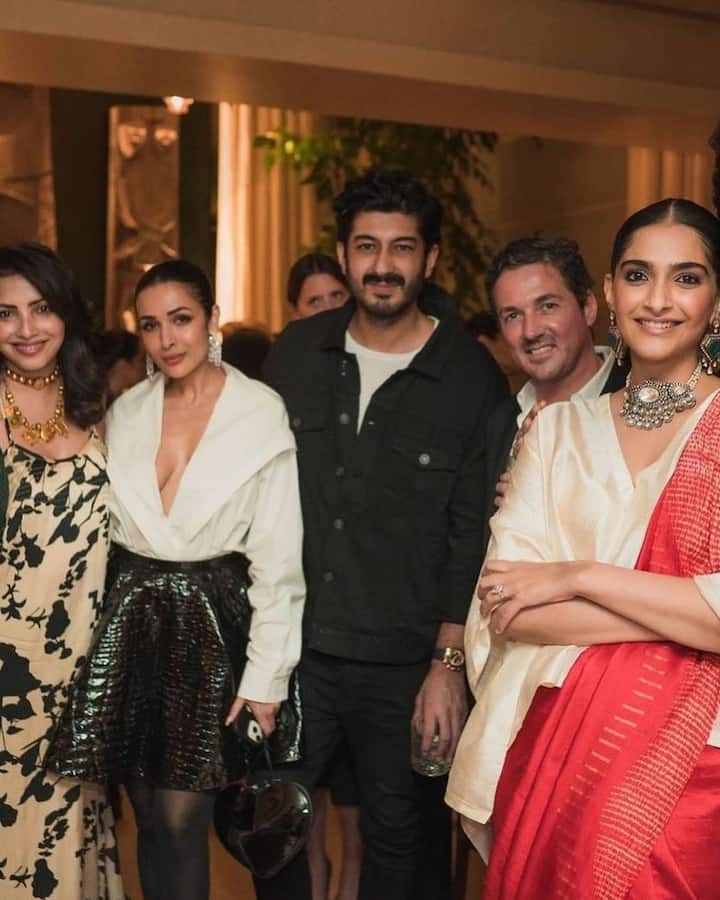 Sonam Kapoor Party: બોલીવુડ અભિનેત્રી સોનમ કપૂર અને તેના પતિ આનંદ આહુજાએ બુધવારે પ્રખ્યાત ફૂટબોલર ડેવિડ બેકહામ માટે ભવ્ય પાર્ટી આપી હતી.