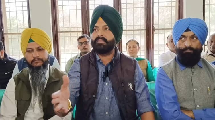 Laljit Singh Bhullar reclaims 203 acres of illegally encroached government land in Bhambotar village of Talwar block Panchayat land: ਤਲਵਾੜਾ 'ਚ ਲੋਕਾਂ ਨੇ ਕੀਤਾ ਸੀ ਪੰਚਾਇਤੀ ਜ਼ਮੀਨ 'ਤੇ ਨਜਾਇਜ਼ ਕਬਜ਼ਾ, ਮੌਕੇ 'ਤੇ ਪਹੁੰਚ ਗਏ ਪੰਚਾਇਤ ਮੰਤਰੀ 