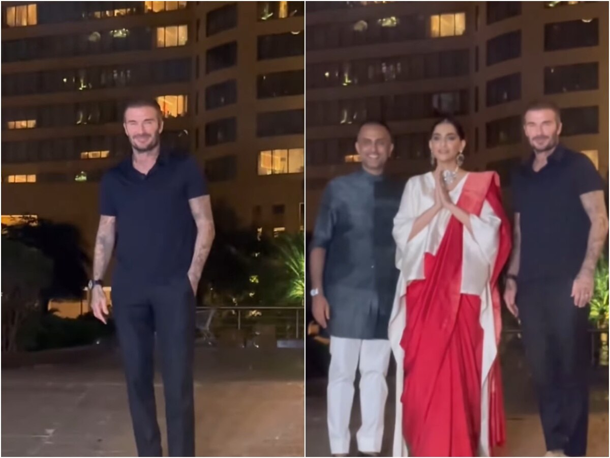 Bollywood celebrities pose with David Beckham in Sonam Ahuja's big bash . .  . . . . . . . #davidbeckham #karishmakapoor #malikaarora #arj... | Instagram