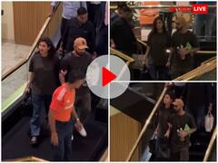 मैच के बाद हाथों में हाथ डालें होटल से बाहर निकले अनुष्का-विराट, कपल ने की ब्लैक में ट्विनिंग, देखें वीडियो