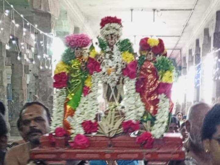 kandashashti  Pasupatheeswarar temple Valli Deivanai Sametha Subramanya Swami Triveethi Ula TNN கரூர் ஸ்ரீ கல்யாண பசுபதி ஈஸ்வரர் ஆலயத்தில் வள்ளி, தெய்வானை சமேத சுப்பிரமணிய சுவாமி திருவீதி உலா