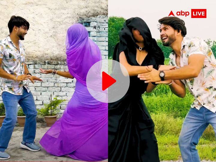Devar Bhabhi Dance video on tum to dhokhebaaz ho song kumar sanu alka yagnik watch viral dance video Devar Bhabhi Dance: 'तुम तो धोखेबाज हो...', दो भाभियों के संग देवर ने लगाए जबरदस्त ठुमके, Video देख लोगों के छूटे पसीने