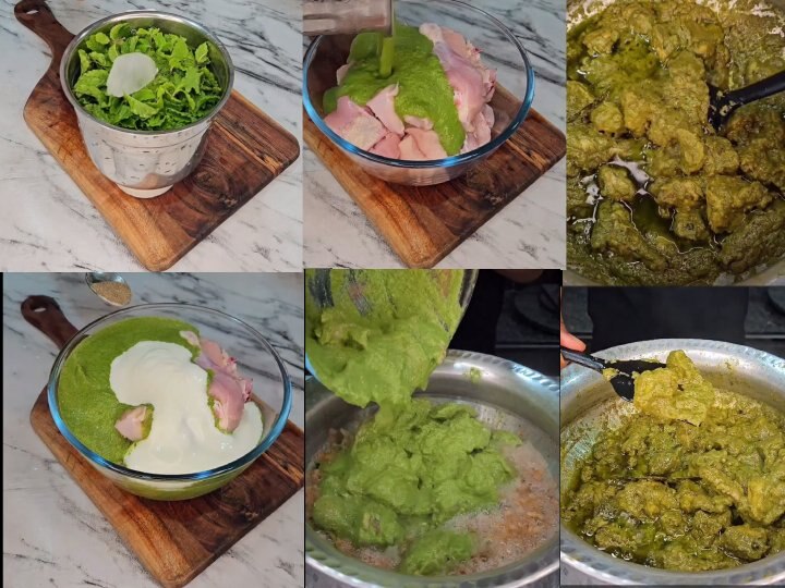 Hydrabadi Green Chicken: சப்பாத்திக்கு சூப்பர் சைடிஷான ஹைதராபாத் கிரீன் சிக்கன் ரெசிபி..! செய்வது எப்படி?