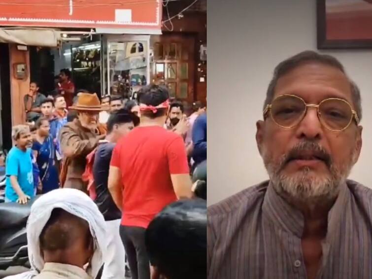 actor nana patekar apologizes after him slapping a boy video goes viral Nana Patekar: சிறுவனை தலையில் அடித்த வீடியோ வைரல்.. மன்னிப்பு கேட்ட நானா படேகர்!