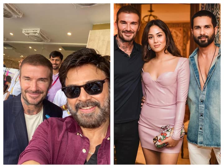 Bollywood actress Sonam Kapoor hosted a star-studded bash at her house for soccer champion David Beckham on Wednesday. B-Town celebs on Thursday posted pictures with the footballer.
