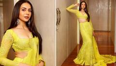 Rakul Preet Singh: ਇੰਡੋ-ਵੈਸਟਰਨ ਯੈਲੋ ਆਊਟਫਿਟ ਪਹਿਨ ਰਕੁਲ ਪ੍ਰੀਤ ਸਿੰਘ ਨੇ ਦਿਖਾਇਆ ਕਿਲਰ ਅਵਤਾਰ, ਫੋਟੋਆਂ ਦੇਖ ਫੈਨਜ਼ ਹੋਏ ਪਾਗਲ