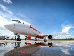 With New Livery, Air India's A350 Aircraft Makes First Ferry Flight. IN PICS