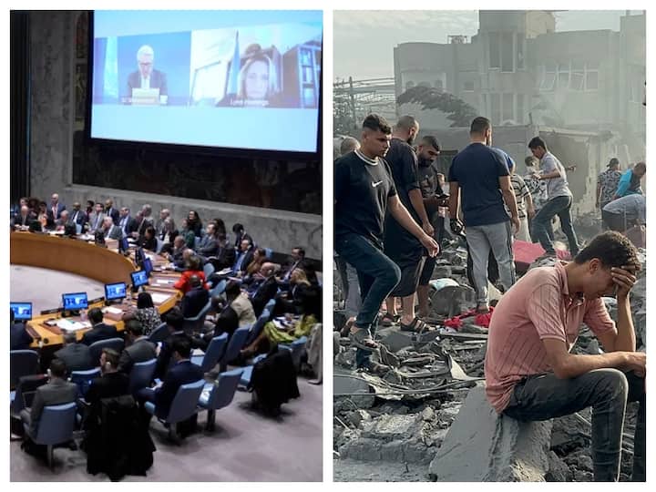 UN Security Council calls for urgent extended humanitarian pauses in Gaza America Russia abstains from resolution காசாவில் போர் தள்ளிவைக்கப்படுமா? மெளனம் கலைத்த ஐநா பாதுகாப்பு கவுன்சில்