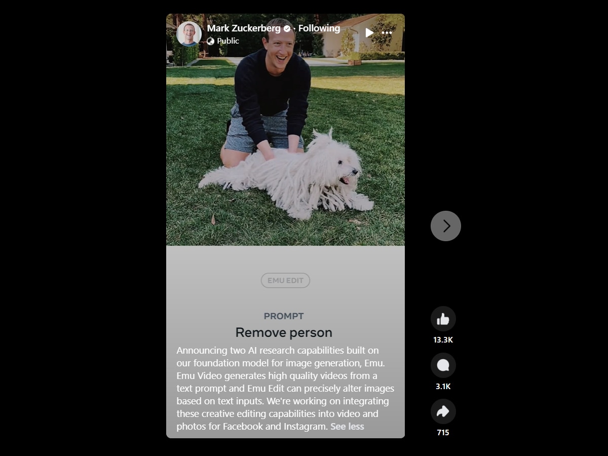 Instagram, Facebook Users Will Soon Be Able To Edit Or Create Videos Using Text Prompts, Thanks To Gen AI