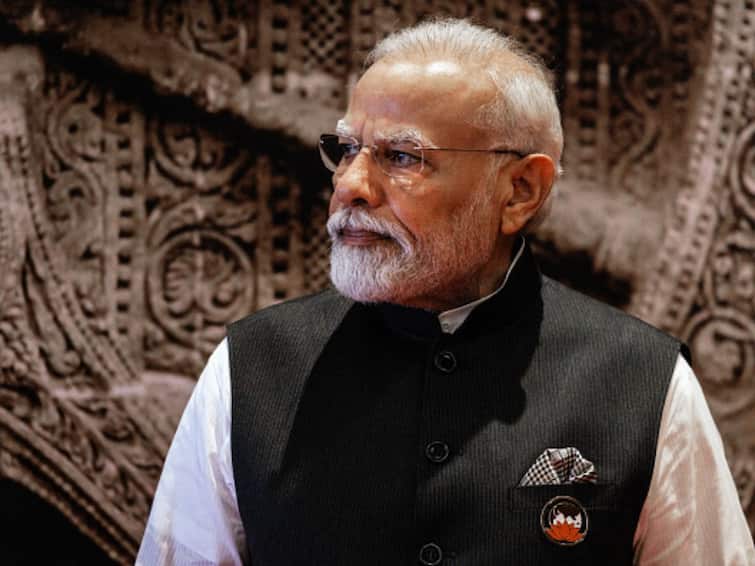 Ram temple consecration PM Narendra Modi religious exercise Ram idol Religious Figures ‘Lucky To Have A PM Like Him’: Religious Heads Laud Modi For 11-Day 'Anushthan' For Ram Temple Event