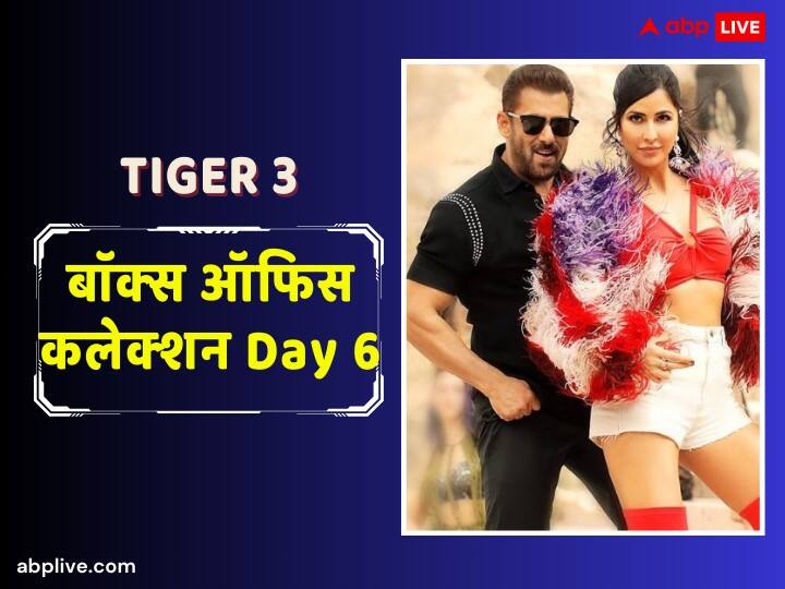 Tiger 3 Box Office Collection Day 6 Salman Khan Film earn 13 crores on Sixth day Friday Crossed 200 Crores Tiger 3 Box Office Collection Day 6: घटती कमाई के बावजूद 'टाइगर 3' छठे दिन 200 करोड़ के हुई पार, जानें- सलमान खान की फिल्म का अब तक का कलेक्शन