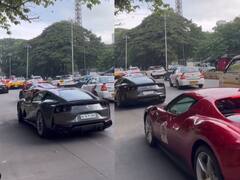 देश के इस हाइटेक शहर में लगा 'फरारी कारों का ट्रैफिक जाम', लोगों ने कहा- 6 करोड़ की कार का क्या फायदा...