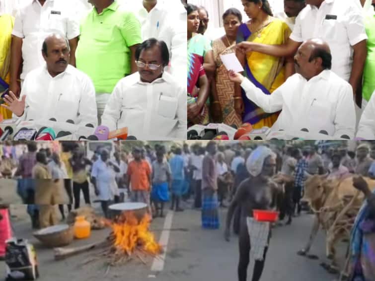 Minister EV Velu explained why farmers arrested under goondas act Thiruvannamalai sipcot case Thiruvannamalai sipcot: சிப்காட் விவகாரத்தில் விவசாயிகளை திட்டமிட்டு தூண்டி விடுகின்றனர் - அமைச்சர் எ.வ.வேலு குற்றசாட்டு