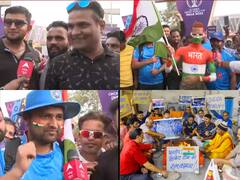फाइनल से पहले नरेंद्र मोदी स्टेडियम के बाहर लगे भारत माता की जय के नारे, फैंस में दिखा गज़ब का जोश