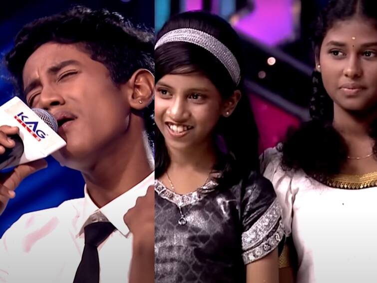 sa re ga ma pa little champs 2023 tamil this week end episode nearing grand finale Saregamapa Little Champs: 11 பேரில் ஃபைனலுக்கு செல்லப்போவது யார்? இறுதிக்கட்டத்தை நெருங்கும் சரிகமப லிட்டில் சேம்ப்ஸ்!