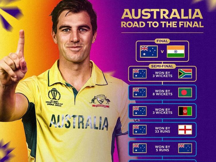 India vs Australia 2023 World Cup Final Australia road to 2023 World Cup final latest telugu news updates IND vs AUS Final 2023: ఆస్ట్రేలియా పైనల్‌ చేరిందిలా.. కంగారు పడ్డా పుంజుకున్నారు