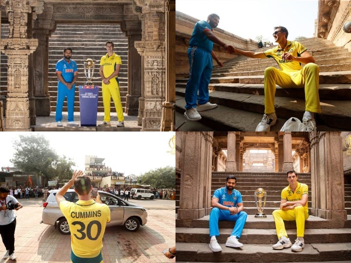 ICC World Cup 2023: वर्ल्ड कप 2023 फाइनल से पहले दोनों ही टीमों के कप्तानों ने ट्रॉफी से साथ फोटोशूट कराया. आईसीसी ने एक्स पर यह फोटो शेयर किया है.