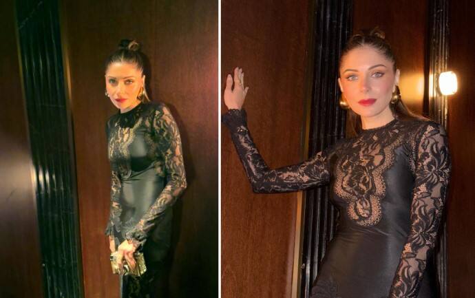 સિંગર કનિકા કપૂરનો બ્લેક ડ્રેસમાં ખૂબ જ કાતિલ અંદાજ જોવા મળ્યો છે. કનિકાએ બ્લેક લૂકમાં શાનદાર ફોટોશૂટ કરાવ્યું છે.