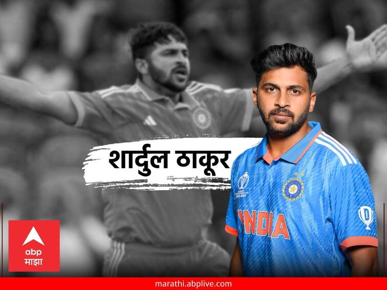 Shardul Thakur Profile biography wife school career family background cricket world cup 2023 records award birth date Net Worth Cricket Career Records marathi details abpp Shardul Thakur Profile : परदेश दौरे आटोपून येतो, लोकल ट्रेनने घरी जातो, ज्याला विराटही म्हणतो, 