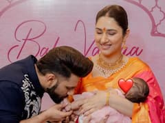 PHOTO: राहुल वैद्य आणि दिशा परमारच्या लेकीचं बारसं; फोटो शेअर करुन सांगितलं मुलीचं नाव!