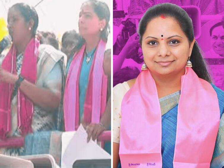 MLC Kavitha fainted in Itikyala election campaign latest telugu news updates డీహైడ్రేషన్ వల్లే కవితకు అస్వస్థత - వెంటనే ప్రచారంలోకి !