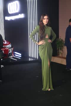 Raashii Khanna Dazzles In A Bottle Green Bodycon Dress At Elle List Awards 2023; See Pics