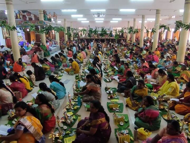 Kanda Sashti  1000 devotees participated in the Kanda Sashti Parayanam in Salem TNN கந்த சஷ்டி பாராயணம்: சேலத்தில் 1000க்கும் மேற்பட்ட பக்தர்கள் பங்கேற்பு