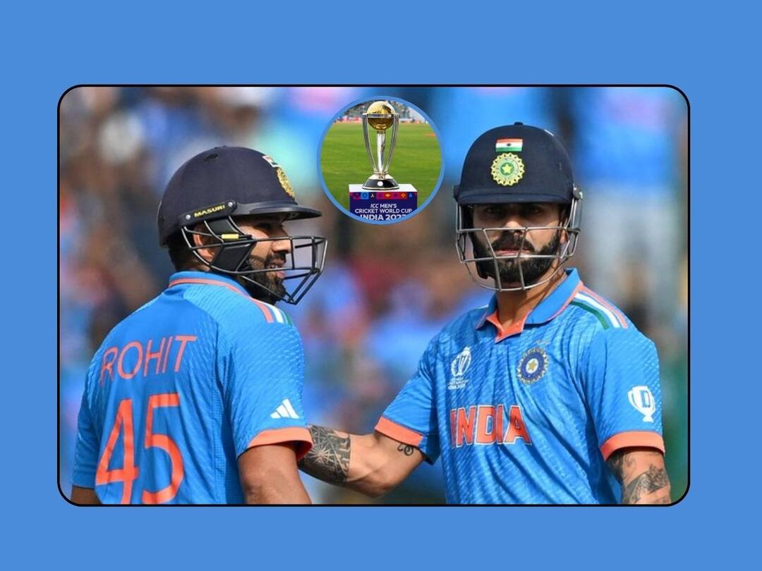 India Vs Australia World Cup Final : हिटमॅन रोहितनं फक्त दोन सिक्स मारताच अन् किंग कोहली 41 धावा करताच क्रिकेटच्या इतिहासात सोनेरी अध्याय जोडला जाणार! Rohit Sharma is 2 sixes away from breaking record while Kohli needs 41 runs to become the highest run getter in the history of ICC Finals India Vs Australia World Cup Final : हिटमॅन रोहितनं फक्त दोन सिक्स मारताच अन् किंग कोहली 41 धावा करताच क्रिकेटच्या इतिहासात सोनेरी अध्याय जोडला जाणार!