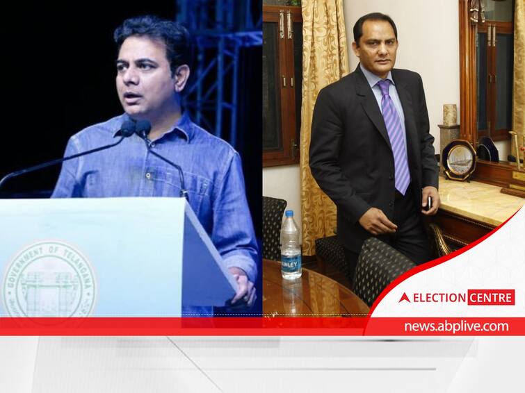 telangana assembly elections kt rama rao brs says play cricket with Azharuddin congress 'Play Cricket With Azharuddin, But Vote For BRS': KTR Tells Voters Ahead Of Telangana Polls