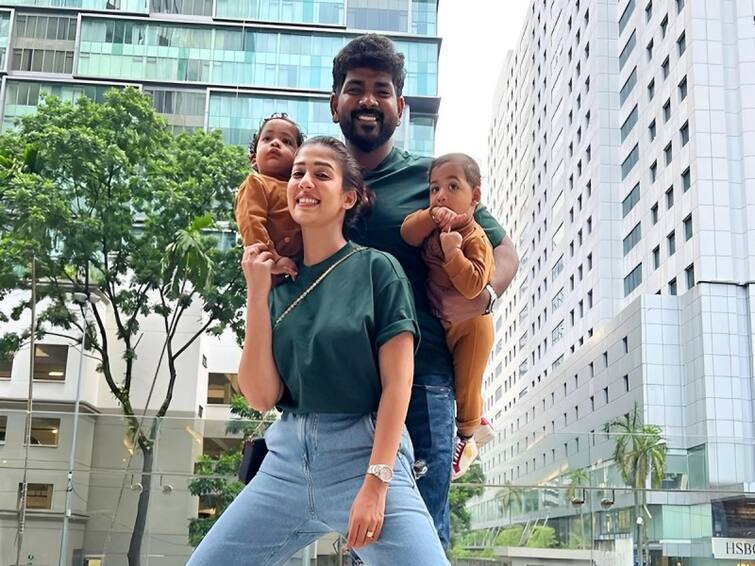 vignesh shivan shares nayanthara birthday celebration photo winning hearts in internet Nayanthara: தங்கமே தங்கமே.. குழந்தைகளுடன் க்யூட் நயன்.. பிறந்தநாள் ஃபோட்டோ பகிர்ந்த விக்னேஷ் சிவன்!