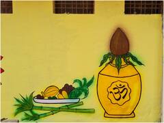 Chhath Puja 2023: महावपर्व के लिए तैयार हो रहा लखनऊ, छठ पूजा को समर्पित पेंटिंग से सज गए घाट