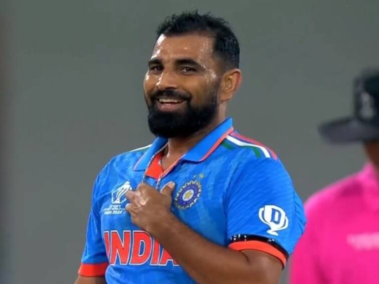 Indian cricket team's bowler Mohammed Shami has set a record for taking most wickets in the World Cup 2023 series Mohammed Shami: 'நீ ஷமி இல்லயா! எங்க குல ஷாமி'  உலகக் கோப்பையில் அதிக விக்கெட்டுகள்! சாதனை படைத்த முகமது ஷமி!