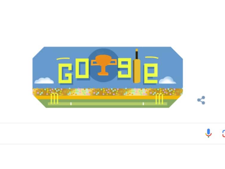 google doodle on cricket world cup 2023 finals between india vs australia google celebrate ICC World Cup 2023 Final :  गुगललादेखील वर्ल्डकपची भुरळ; स्पेशल डूडल तयार करुन दिल्या खास शुभेच्छा!