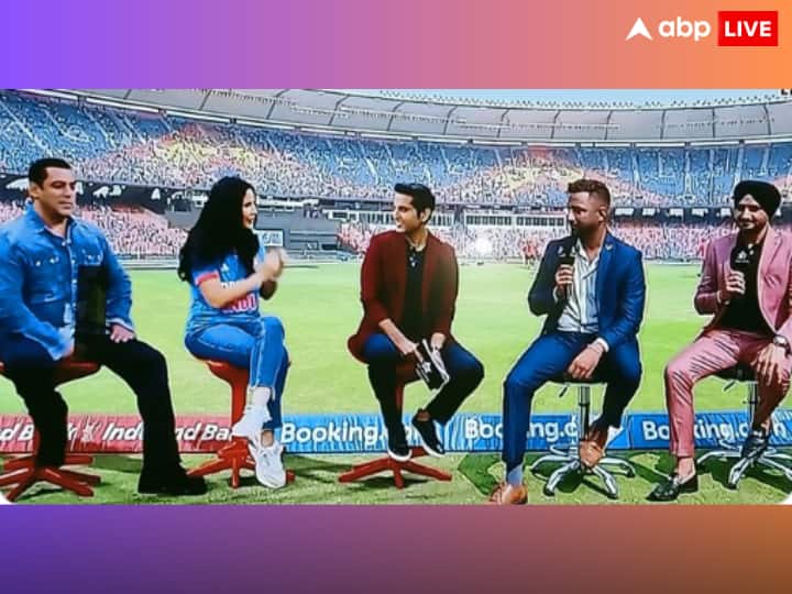 World Cup Final Ind VS AUS Salman Khan Katrina Kaif Message wishing all the best to Team India World Cup Final: 'टीम इंडिया के ट्रॉफी उठाने का इंतजार कर रहे हैं', सलमान खान-कैटरीना कैफ ने टीम इंडिया को दिया ये खास मैसेज