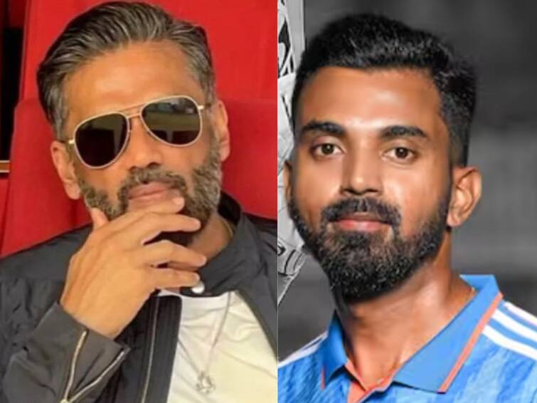 World cup 2023 ind vs aus cricket match Suniel Shetty talk about team india Rohit Sharma and kl rahul World cup 2023: भारत वि. ऑस्ट्रेलिया फायनल, जावयावर देशाचं लक्ष, सुनील शेट्टीच्या प्रतिक्रियेने 140 कोटी देशवासियांचं मन जिंकलं!